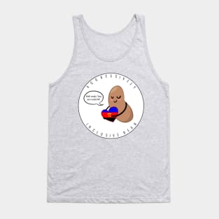 Traditional Poly Flag: Aggressively Inclusive Bean Tank Top